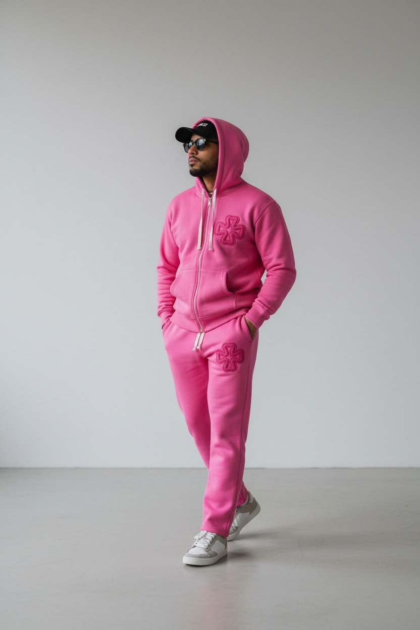 JOGGING SET CLOVER™ – ROSE LOGO TON-SUR-TON